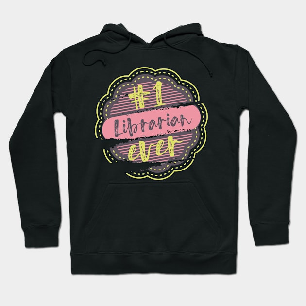 Librarian Number One Hoodie by DimDom